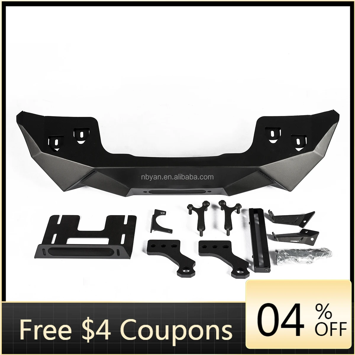 Parachoques delantero acero con cabrestante – Jeep Wrangler JK