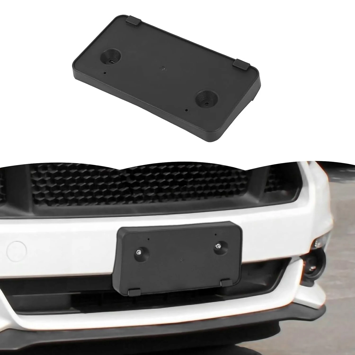Soporte de matrícula delantera para Ford Mustang 2015-2017 - imagen 2