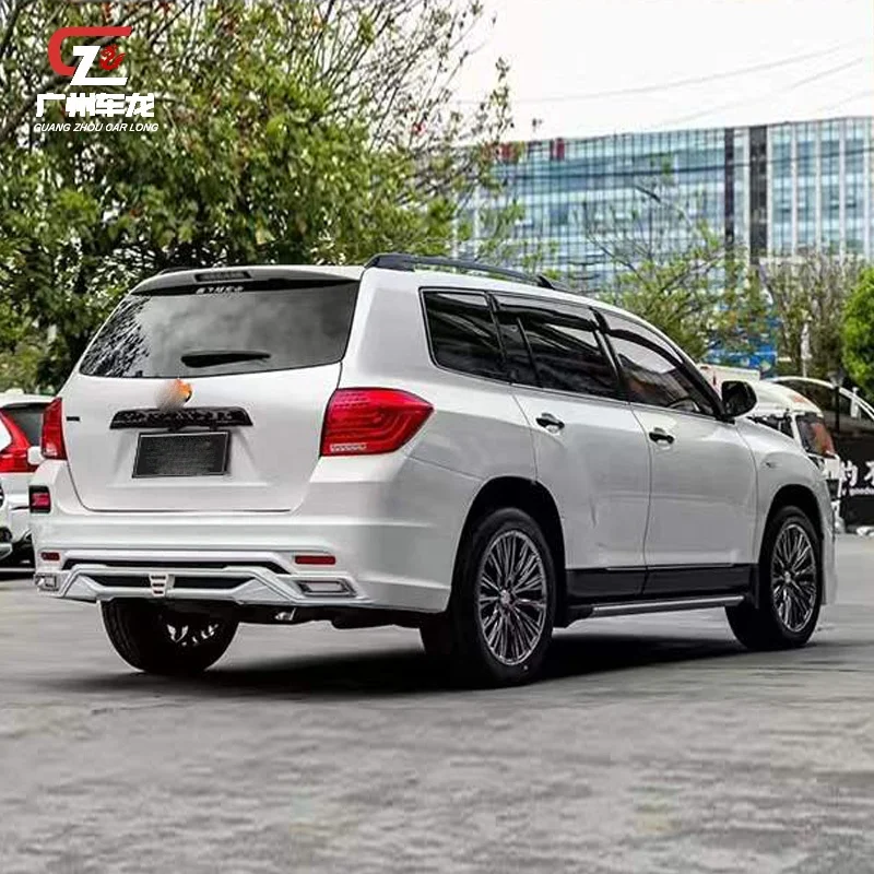 Kit de carrocería de alta calidad para Highlander 2012-2014, conjunto de parachoques trasero delantero Lexus modificado, parachoques de coche - imagen 5