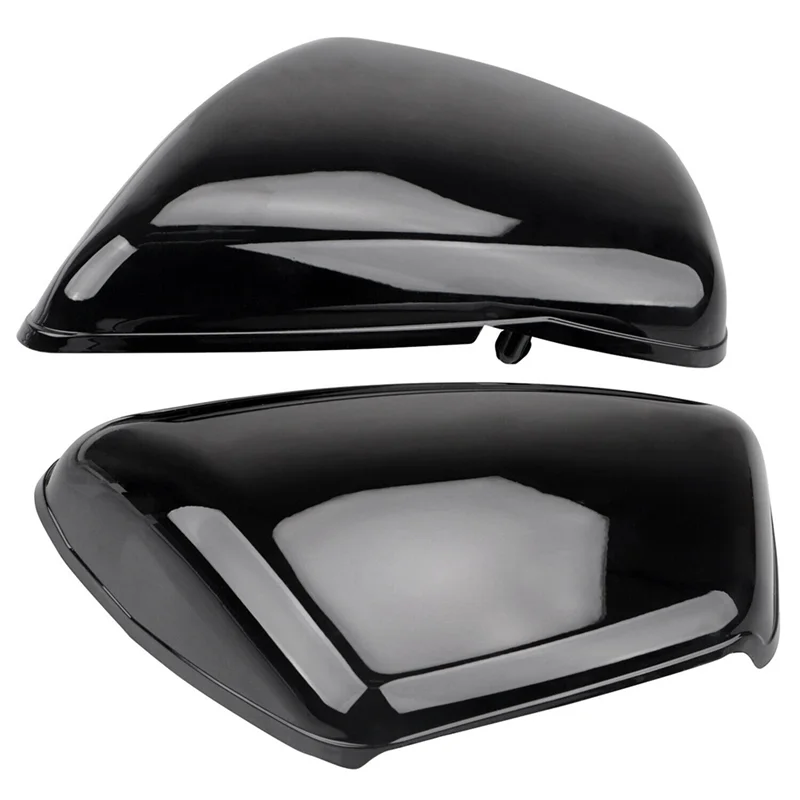 Tapa batería lateral negra brillante Yamaha Virago XV700/750/1000 - imagen 4