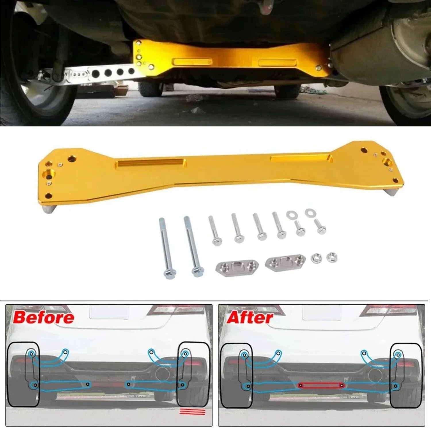 Kit suspensión completa barra submarco Honda Civic EK 1996-2000 - imagen 2