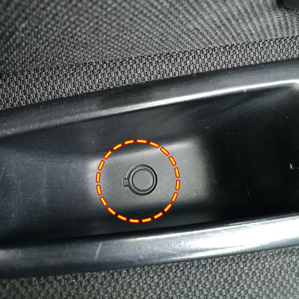 4x manija de puerta delantera Interior de coche, caja de almacenamiento, tapa de tapón de tornillo para Renault Megane II III Fluence Grand Scenic 2003-2016 7703074513 - imagen 4