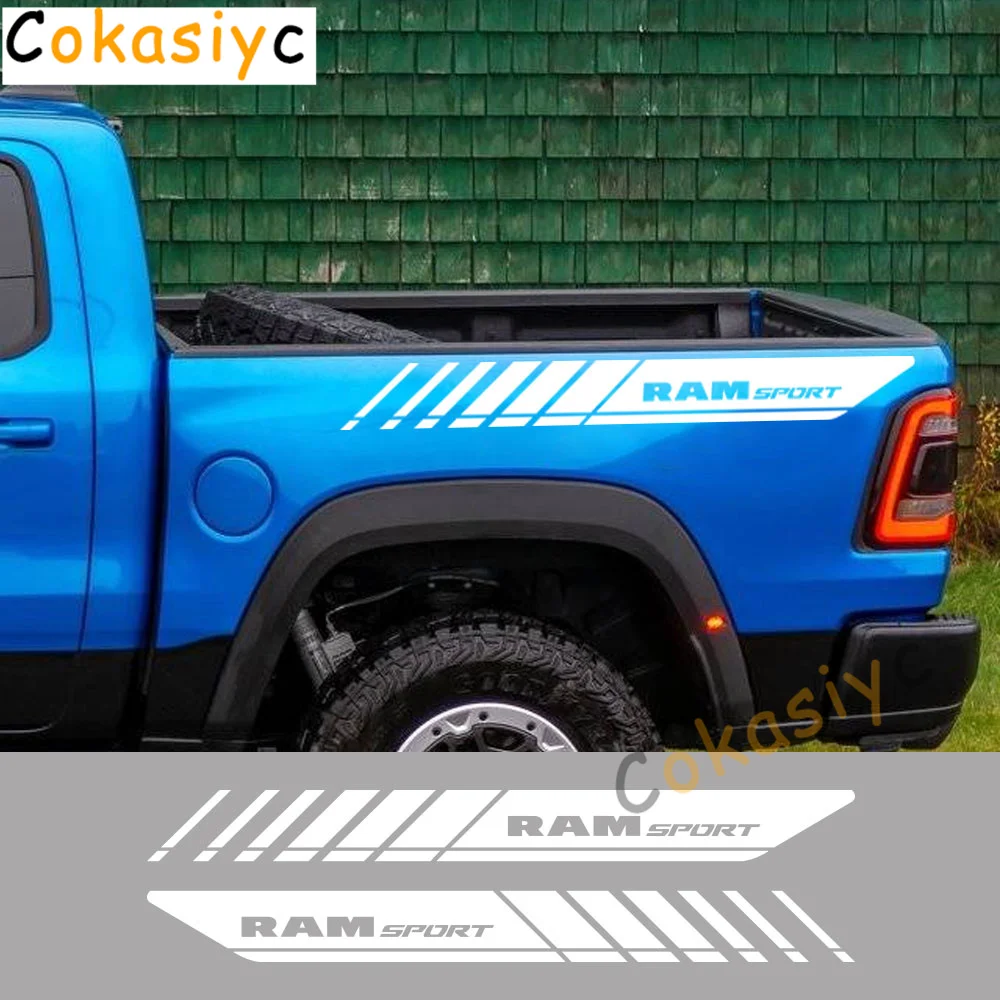 Pegatinas vinilo tuning Dodge RAM Sport – calcomanías laterales - imagen 2
