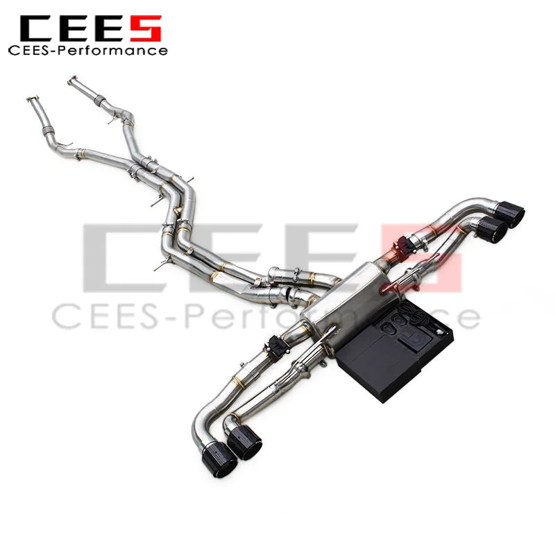Escape catback Cees Audi RSQ8 2021-2024 – acero inoxidable con válvula