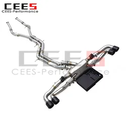 Escape catback Cees Audi RSQ8 2021-2024 – acero inoxidable con válvula