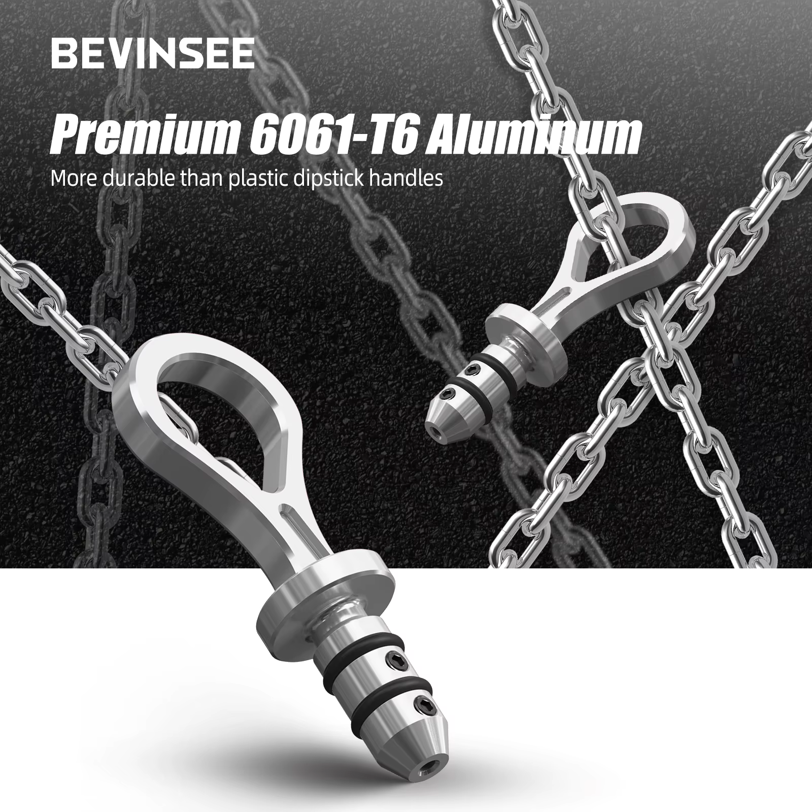 Varilla de nivel de aceite de aluminio para BMW E46, E39 y Z4 - imagen 3