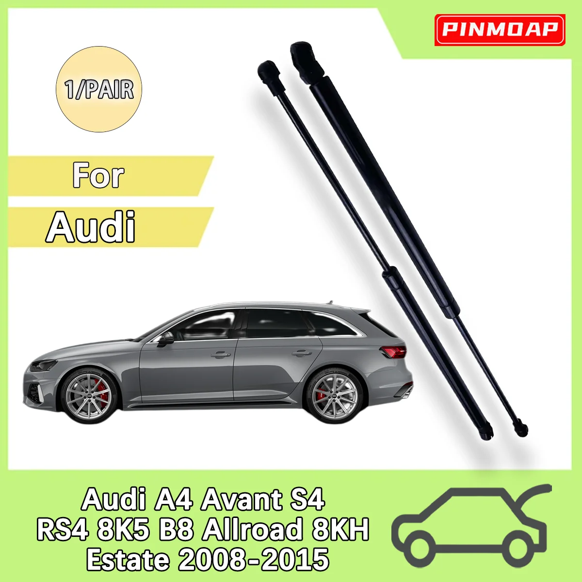 Resorte de gas portón 8K9827552 – Audi A4 Avant B8 Allroad 2008-2015