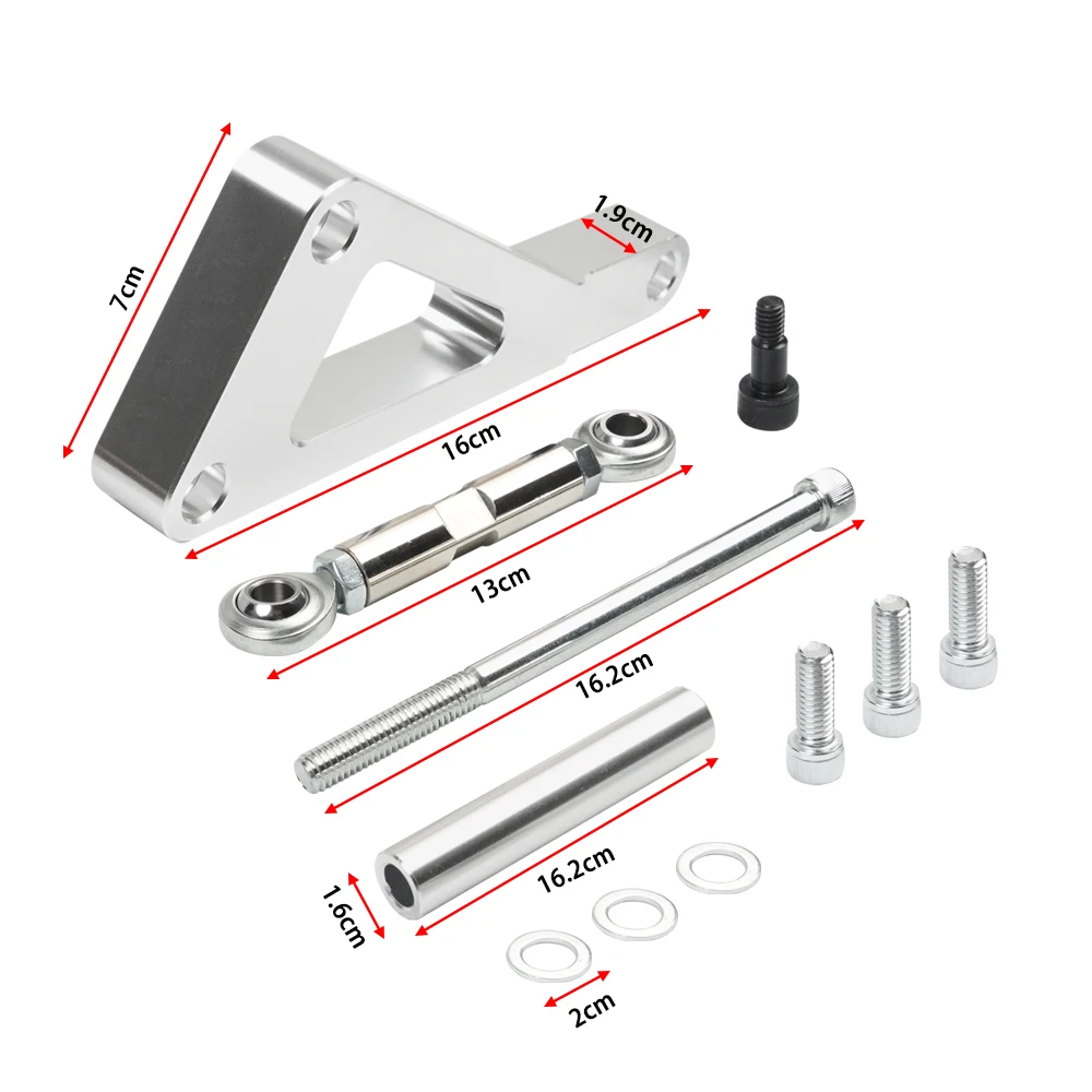 Soporte ajustable de alternador Chevrolet SBC V8, bomba larga - imagen 2
