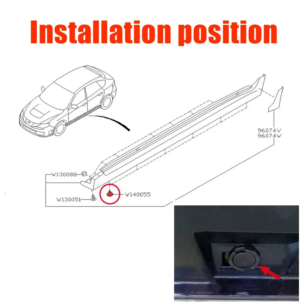 OEM 909140055 Clip de fijación panel lateral Subaru Forester SH - imagen 2