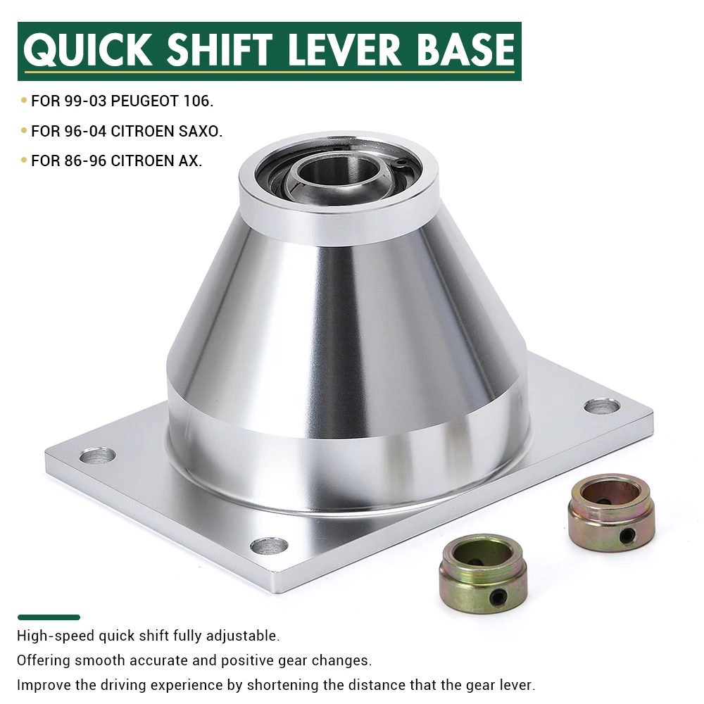 PQY-Palanca de cambios corta de tipo turret para coche, torreta de cambio rápido, diésel, para Citroen Saxo, AX, Peugeot 106, PQY5393 - imagen 2