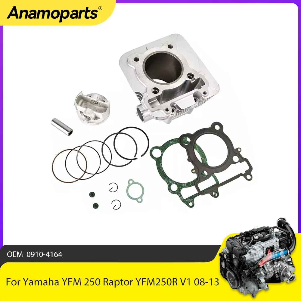 Jarra de cilindro con pistón de 74 mm para motor Yamaha