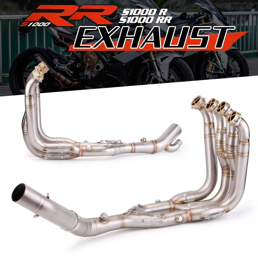 Tubo Conector Escape Frontal BMW S1000RR 2017-2018 S1000R 2017-2020 60MM - imagen 2