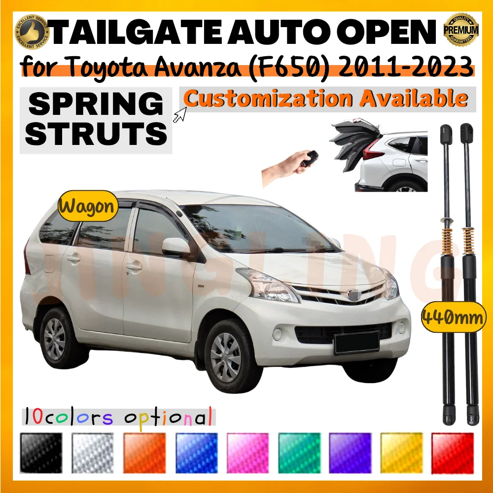 Puntales de maletero Toyota Avanza F650 Wagon 2011-2023