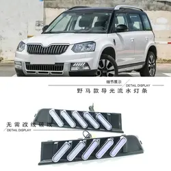 Luz diurna LED multifunción, intermitente y antiniebla para Skoda Yeti