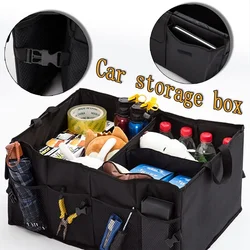 Bolsa plegable para colapso de almacenamiento, contenedor para coche, camión, SUV, bolsa de almacenamiento de 40L, organizador de desorden para uso en coche y caja de accesorios para coche, bolsa de almacenamiento