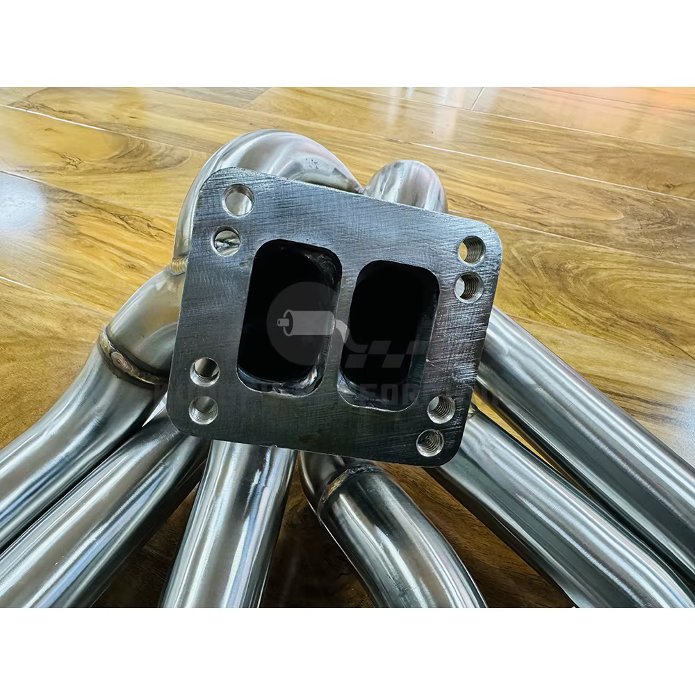 Colector vista frontal bridas