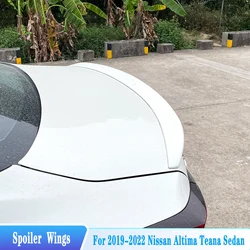Para Nissan Altima Teana 2019-2022, alerón de tapa de maletero trasero, alerón de techo para ventana trasera, alas, Material ABS, Kit de cuerpo de afinación, accesorios
