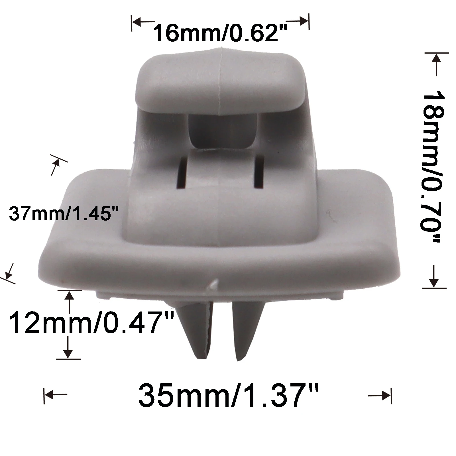 Clips interiores visera para Peugeot 107 206 306 307 Citroën C1 C5 DS3 - imagen 3