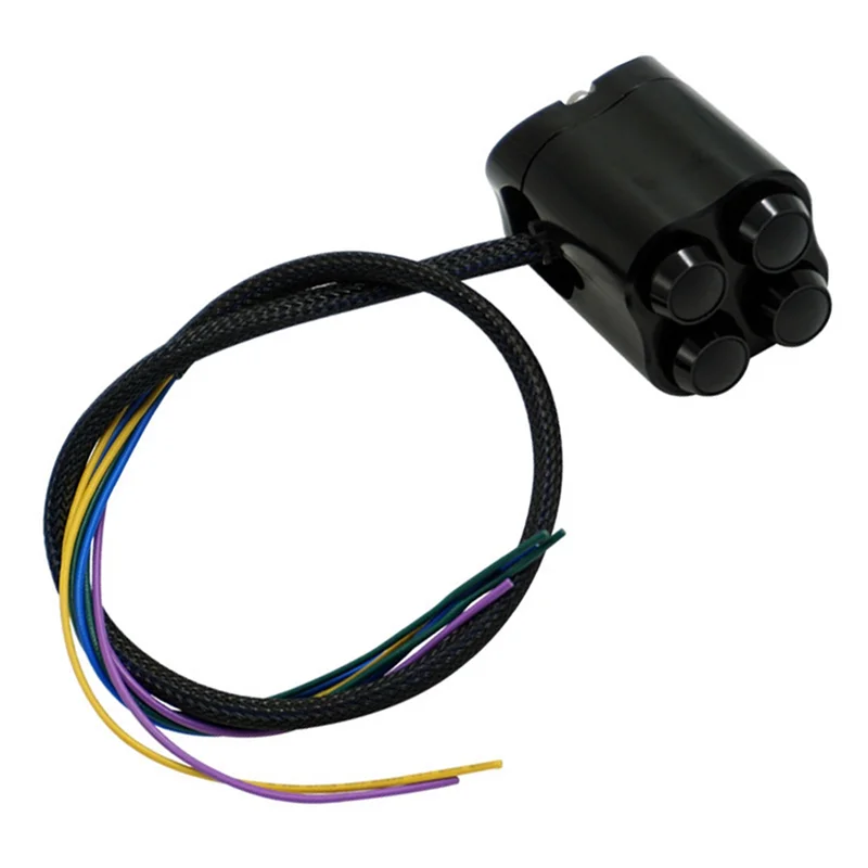 Interruptor de manillar para moto con bocina e intermitentes