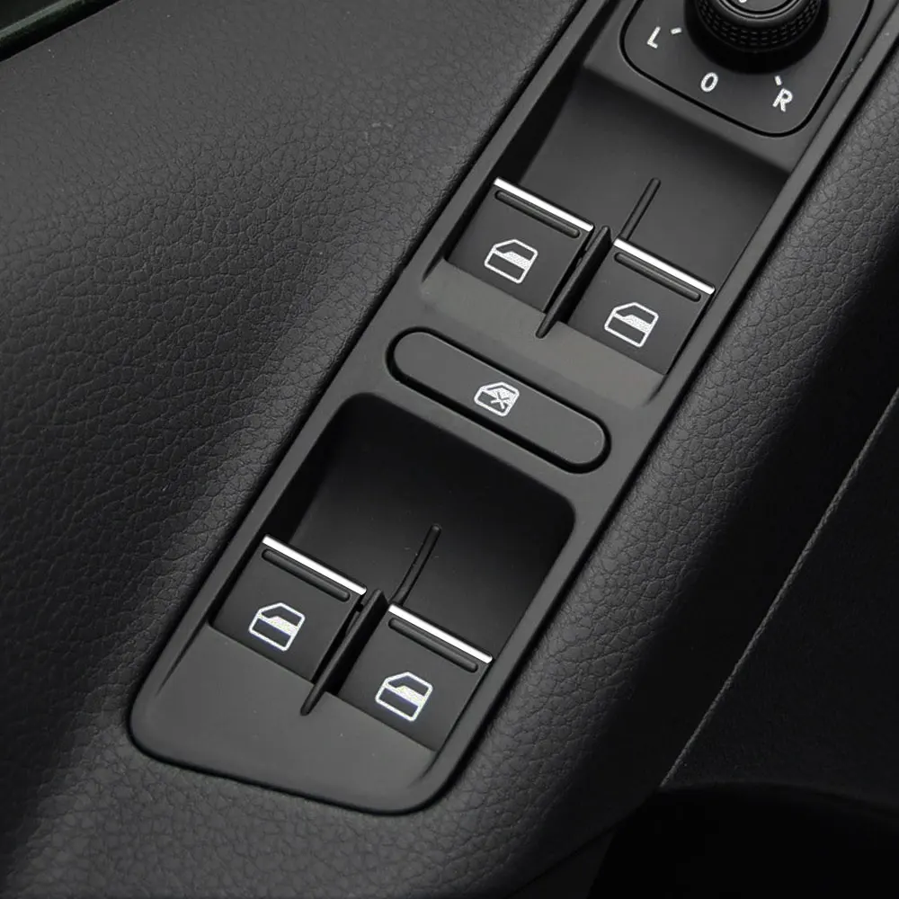 Pegatina interruptor elevalunas con lentejuelas - VW Tiguan 2018-2020 - imagen 3