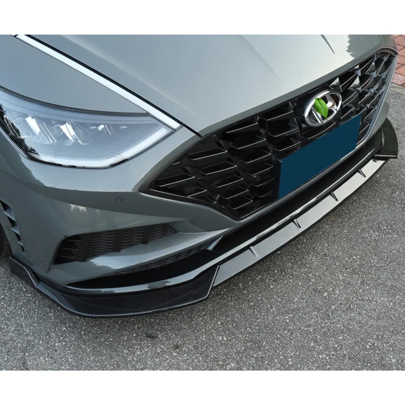 Divisor delantero y alerón de labio carbono Hyundai Sonata 10ª 2019 - imagen 4