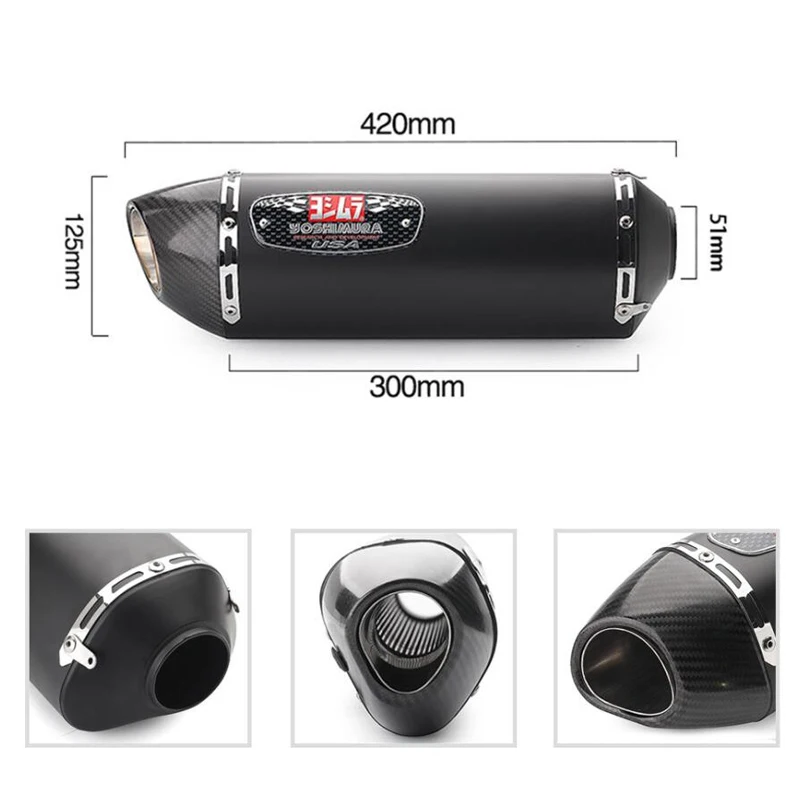 Silenciador de escape Yoshimura carbono con DB-Killer – V-Strom 1050 - imagen 2