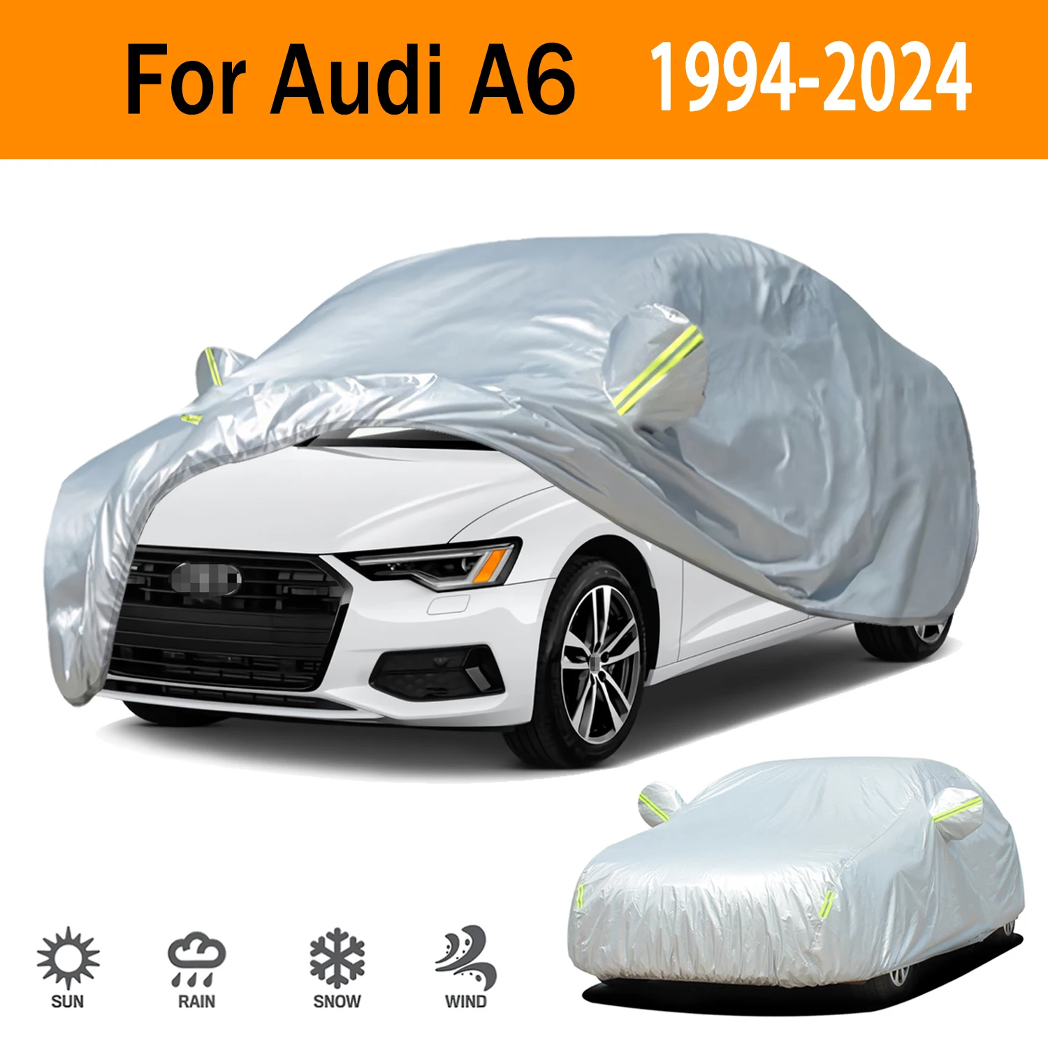 Cubierta de coche Audi A6 2024: proteccion UV, antinieve y polvo
