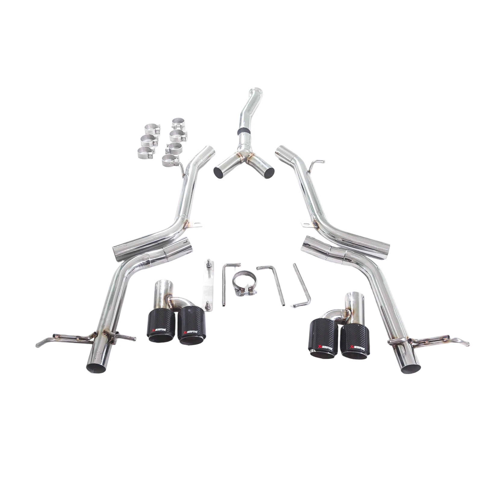 Escape cat-back GFC de acero inoxidable – Mercedes W204 C180/C200/C260 - imagen 4
