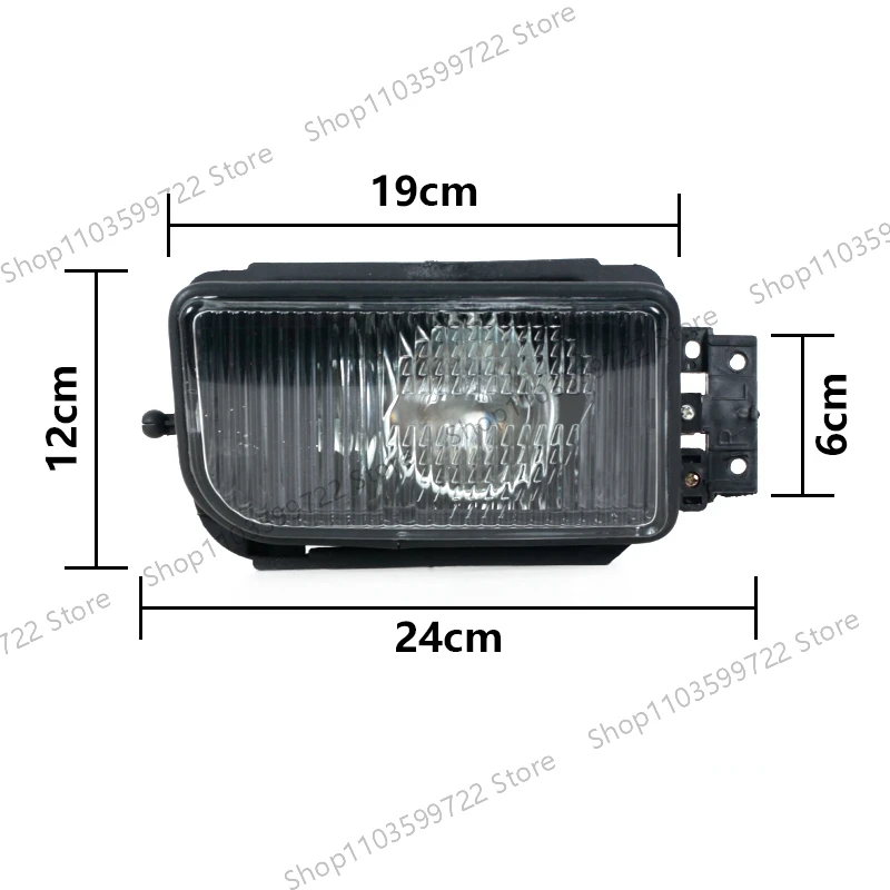 Para BMW Serie 7 E32 730i 735i 740i 750i 1988 1989-1994 luz de parachoques delantero luz antiniebla luz de conducción luz de circulación diurna sin bombilla - imagen 2