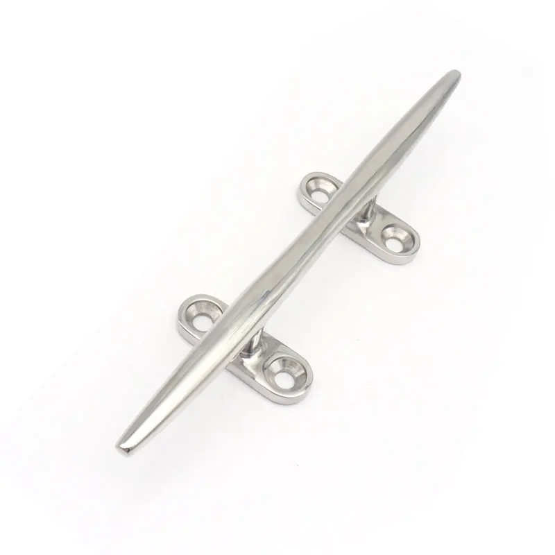 5 "6" 8 "10" 12 "316 tacos de amarre de barco marino de acero inoxidable bolardo de yate pulido con espejo tacos de Base hueca para barcos de alta resistencia - imagen 2