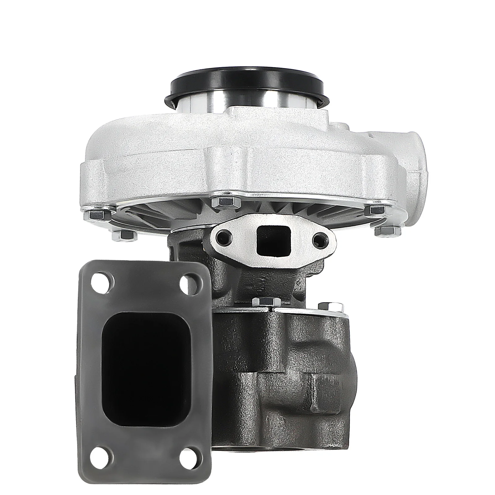 Turbocompresor T3/T4 T04E con líneas de aceite y BOV - imagen 2