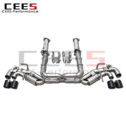 Escape catback CEES acero inoxidable Chevrolet Corvette C8 6.2 V8