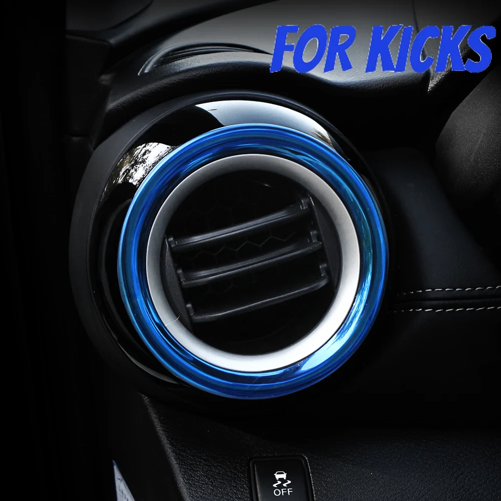 Embellecedor salida aire acondicionado inox Nissan Kicks 2017-2021 - imagen 4