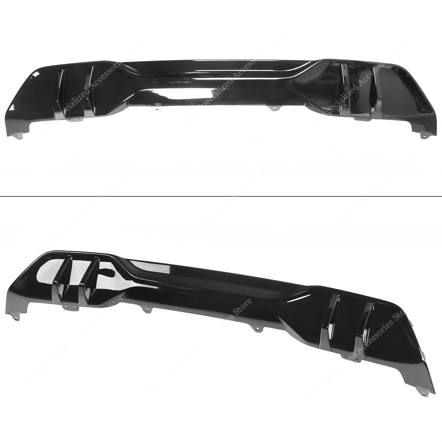 Difusor trasero estilo MP negro brillante para BMW X5 G05 M Sport - imagen 4
