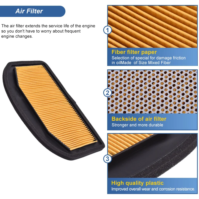 A6510 Filtro de aire para Triumph Tiger Explorer 1200 2012-2016 XRX 2021 - imagen 5