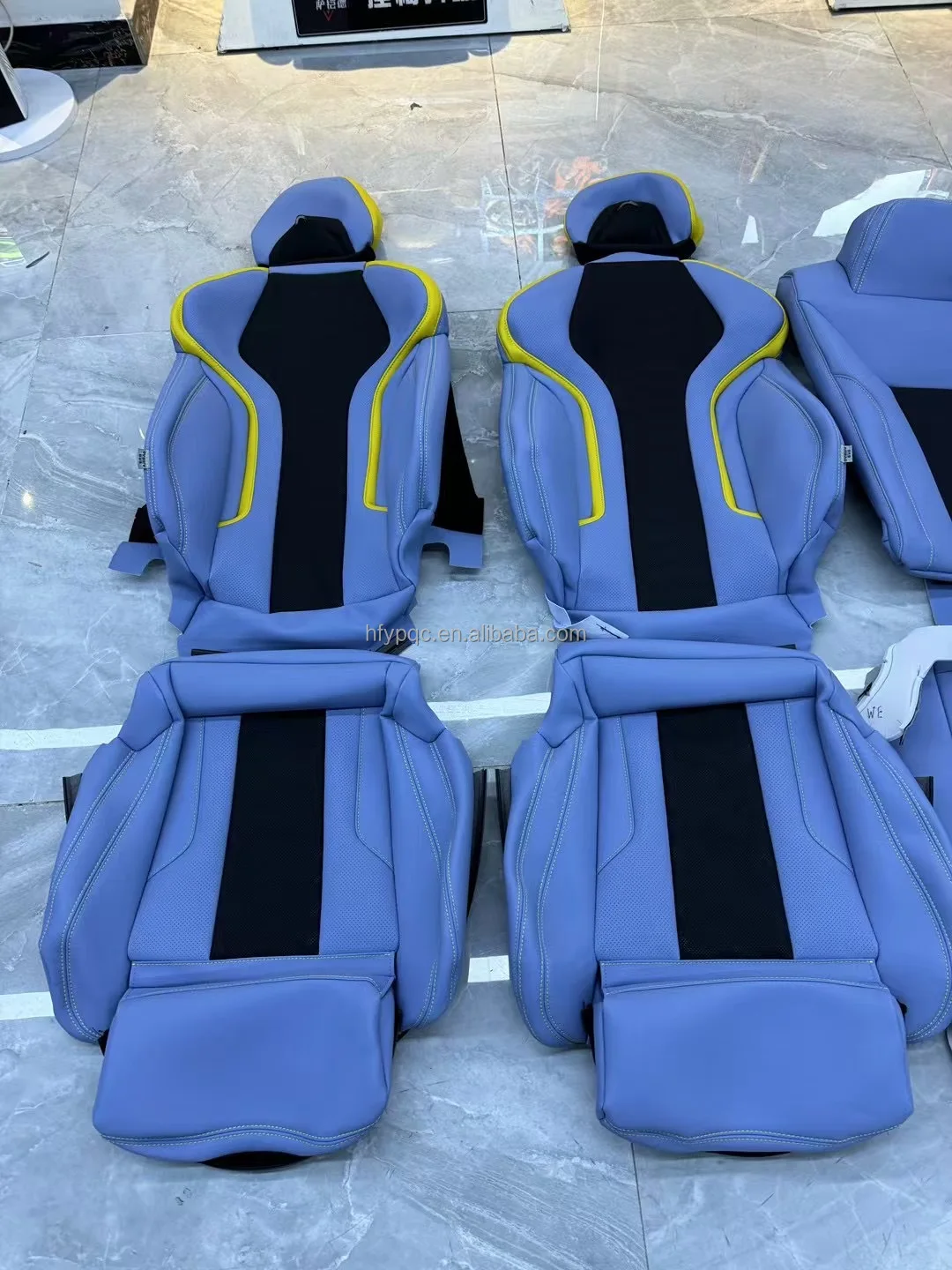 Asiento de carreras deportivo de lujo para coche, Panel de fibra de carbono personalizado, cubierta de cuero, cubo mejorado, asientos RS para Audi A3 A4 A5 A6 A7 Q3 Q5 Q7 Q8 - imagen 2