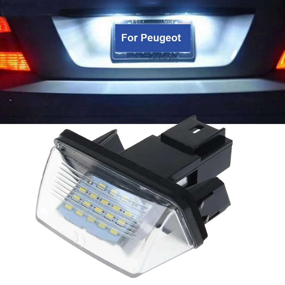 Bombilla LED matrícula 12V para Peugeot 206 207 307 y Citroën C3 C4 - imagen 2