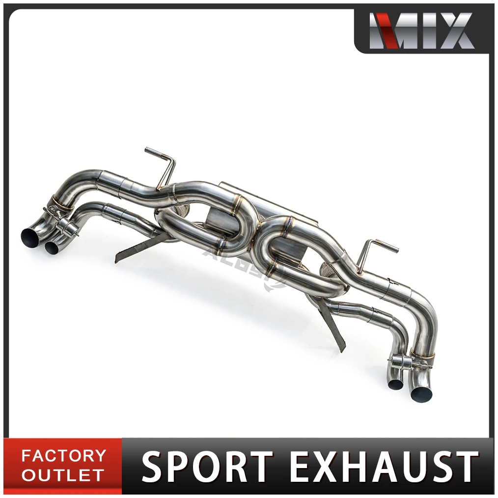 Sistema de escape cat-back con válvula para Audi R8 V8/V10 - imagen 2