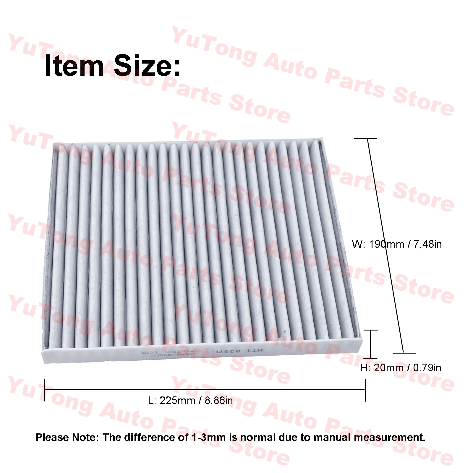 Filtro Aire Cabina Foton Tunland G7 G9 V9 V7 A/C - imagen 5