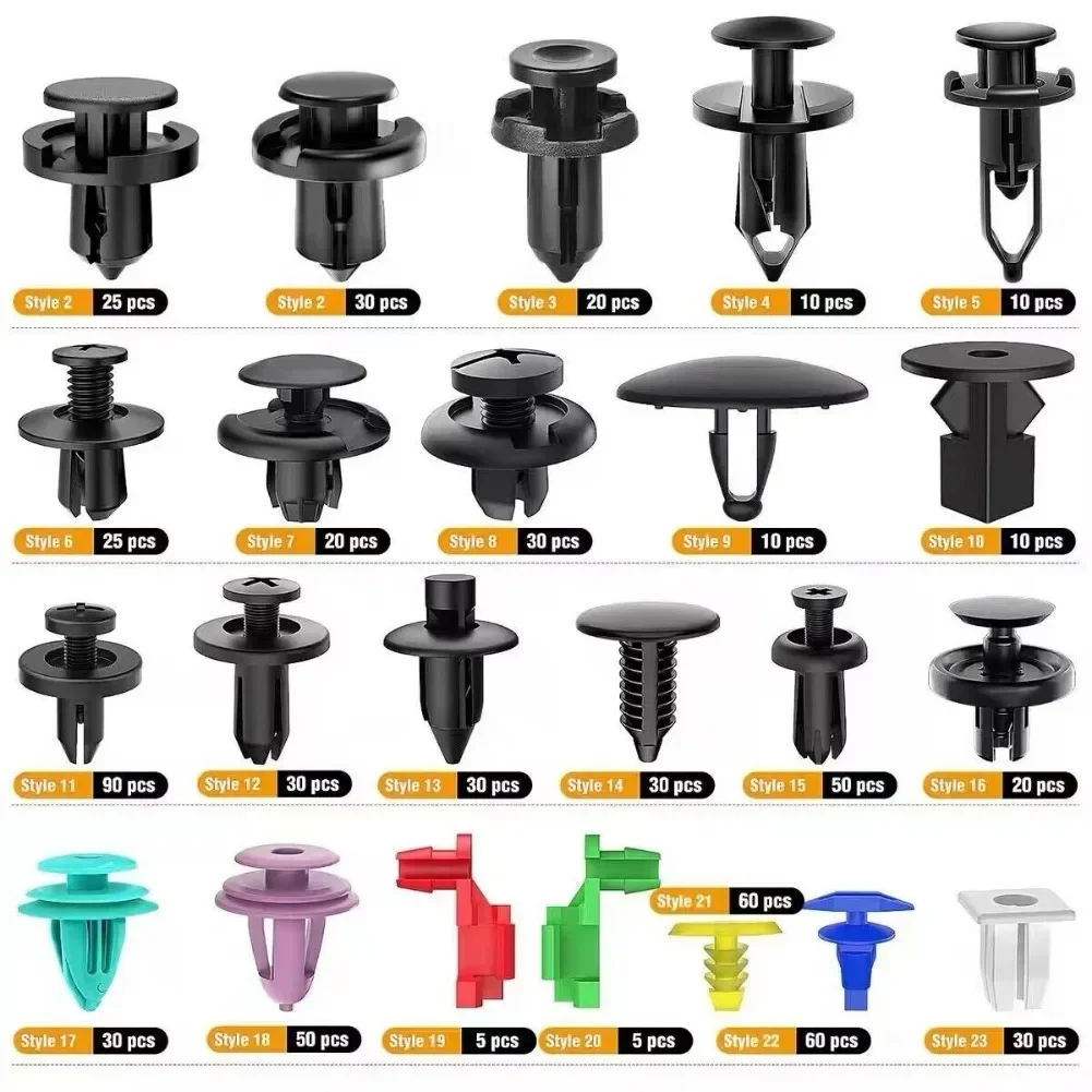 Kit clips carrocería universal para parachoques y paneles coche - imagen 3