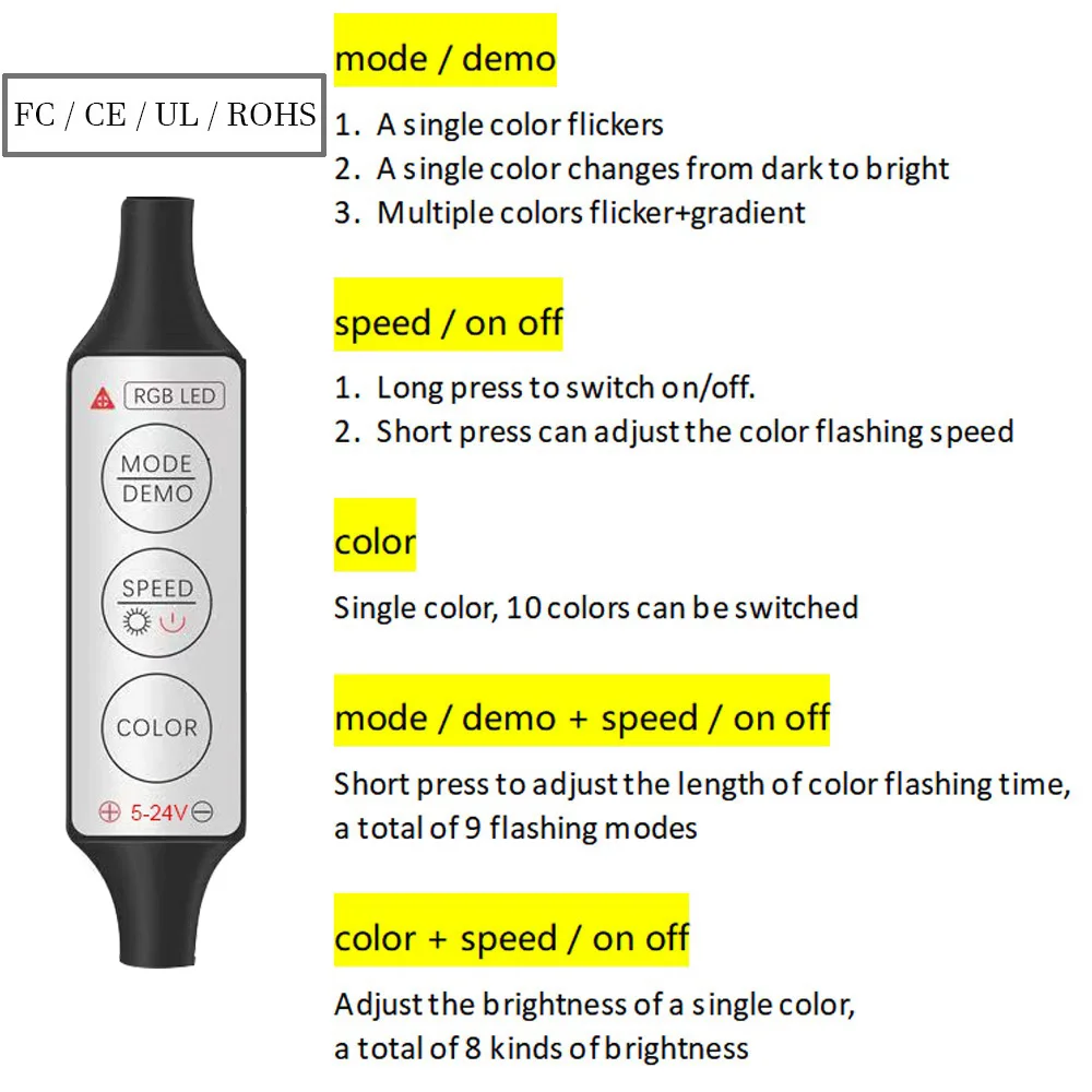 Tira LED coche interior con control app música y colores RGB - imagen 2