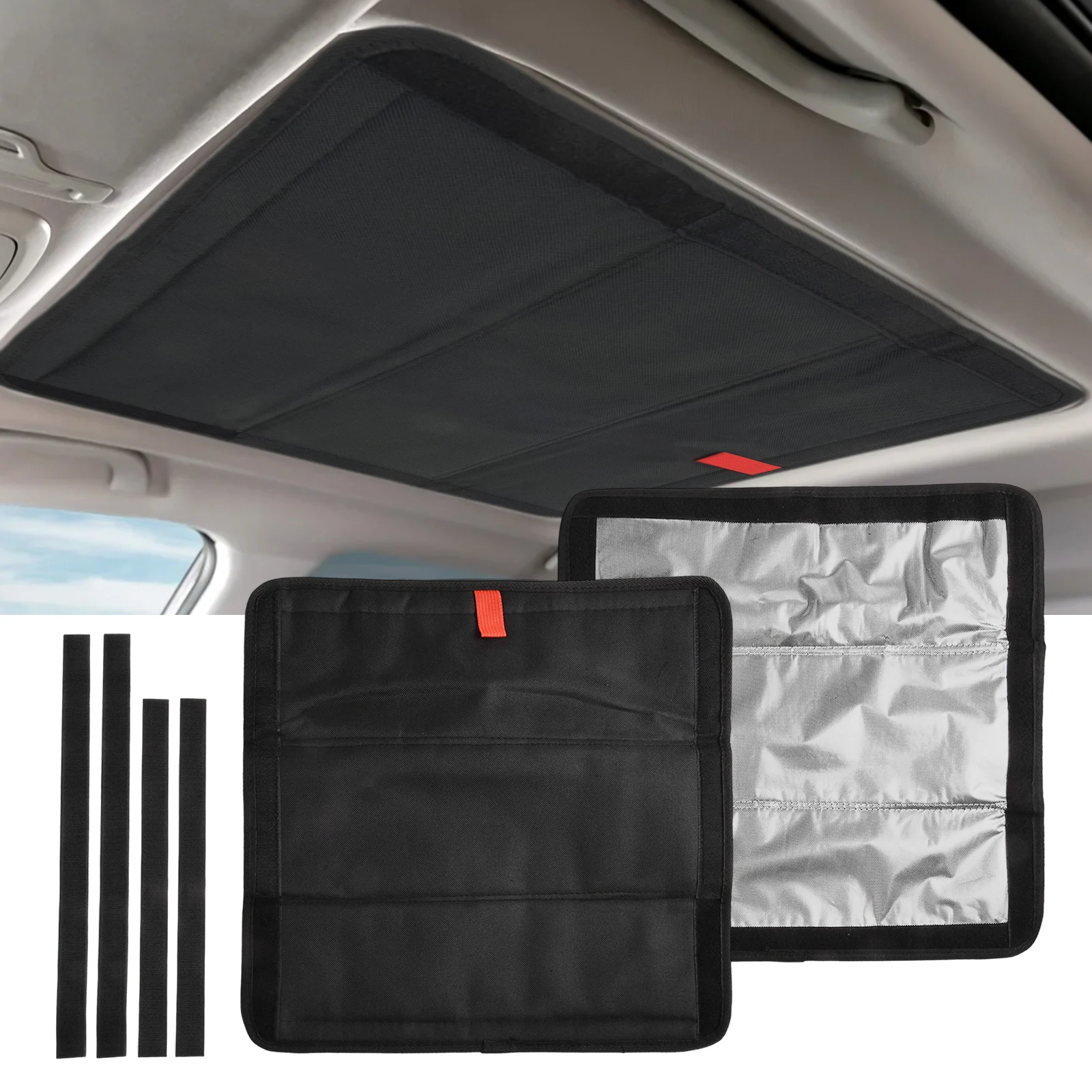Parasol plegable reflectante para tragaluz RV – aislado y termo - imagen 2