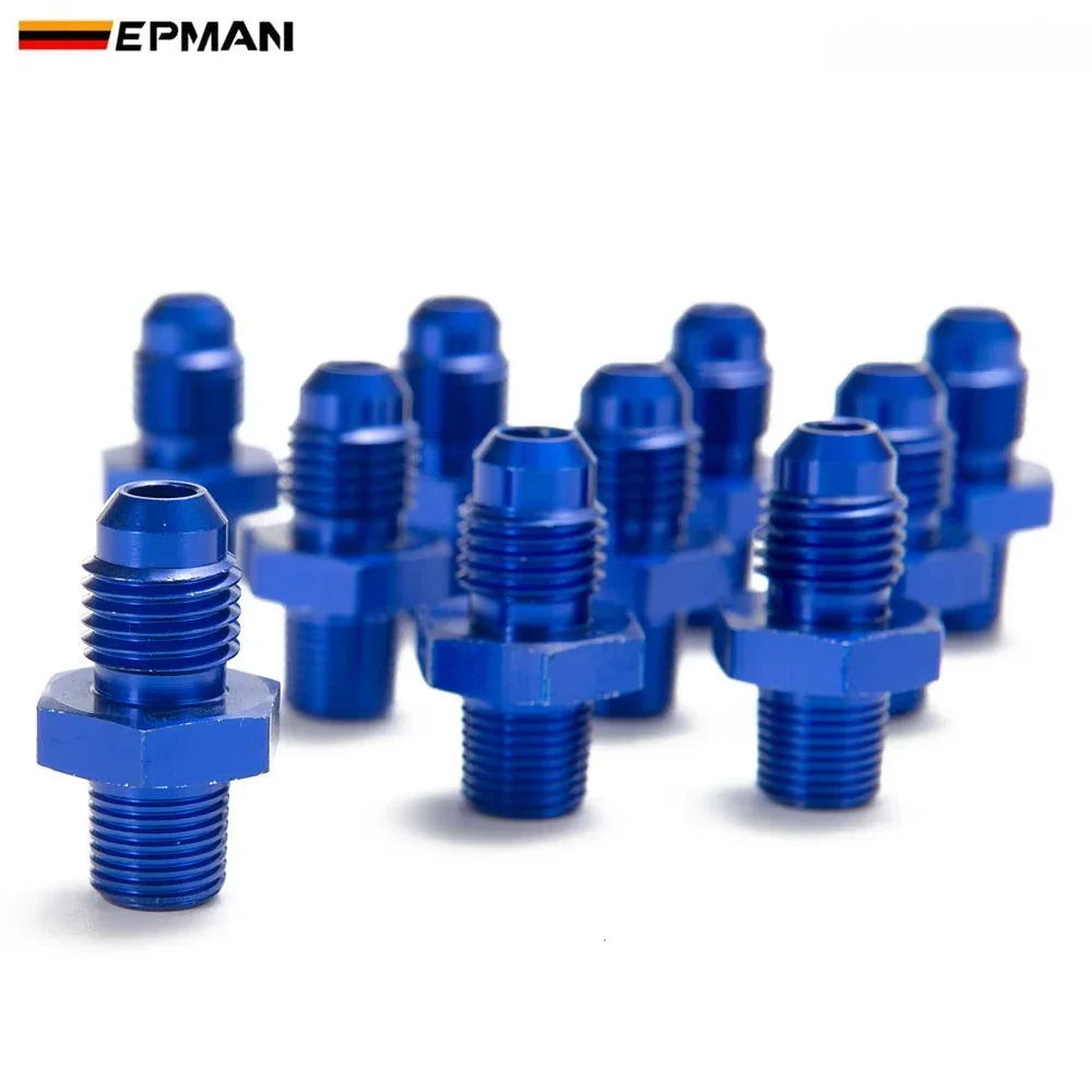 EPMAN Adaptador AN a NPT recto macho para manguera aceite combustible - imagen 3