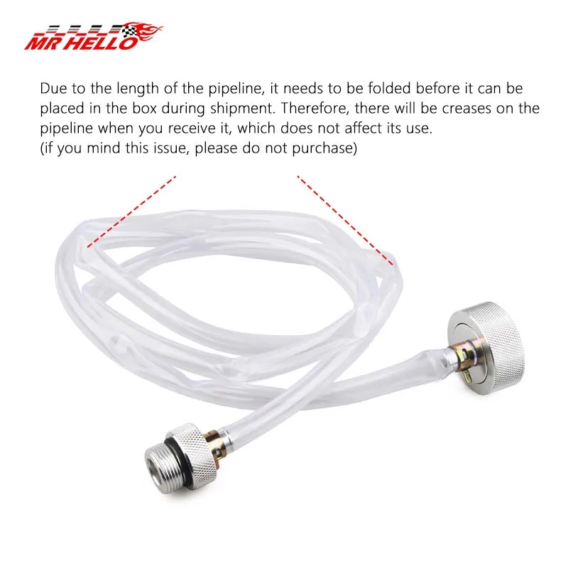 Herramienta de llenado Caja de cambios Conector de cambio de aceite Manguera de llenado de aceite Caja de cambios DSG y conector de cambio de aceite para VAS 6262A - imagen 5