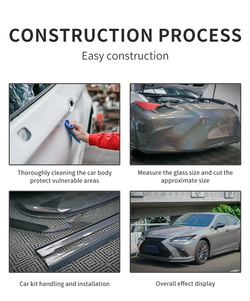 Película PPF gris púrpura mate