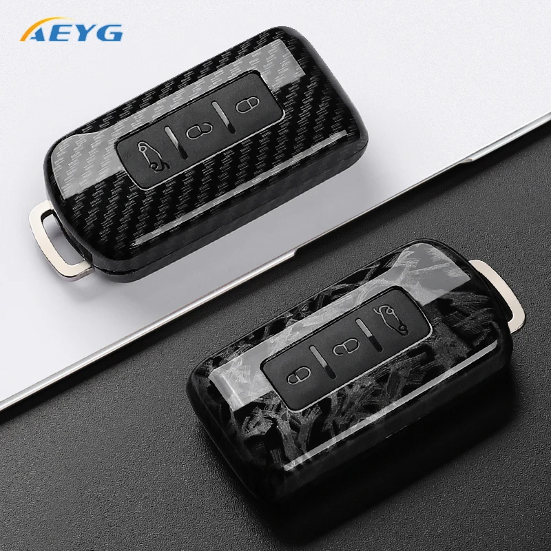 Funda llave Mitsubishi fibra carbono Outlander Eclipse Cross - imagen 4