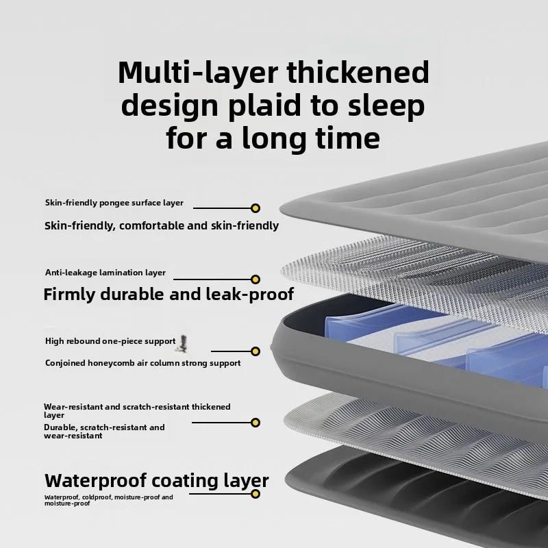 Cama inflable para coche y SUV – colchoneta de viaje - imagen 5