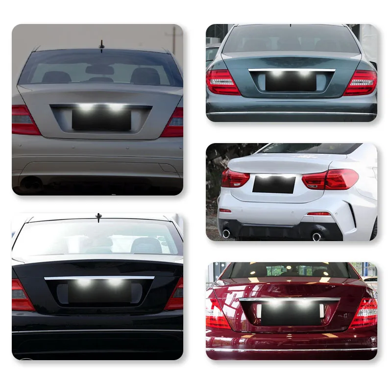 Bombillas LED para placa de matricula Mercedes-Benz Clase C y E - imagen 3