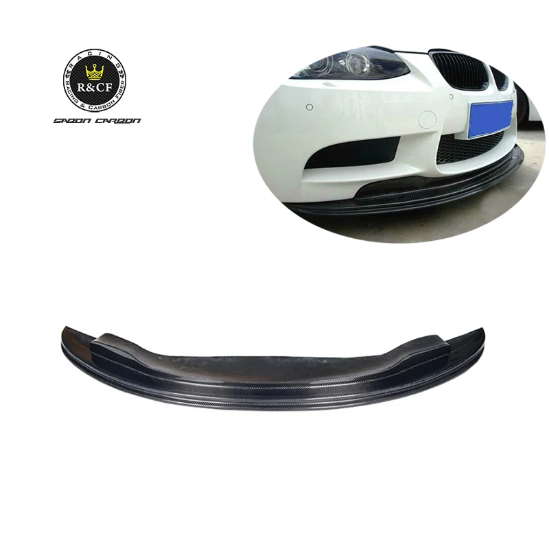 Labio de paragolpes delantero efecto carbono para BMW M3 E92/E93
