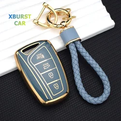 Carcasa funda llave Hyundai TPU – Santa Fe Genesis Grandeur Azera